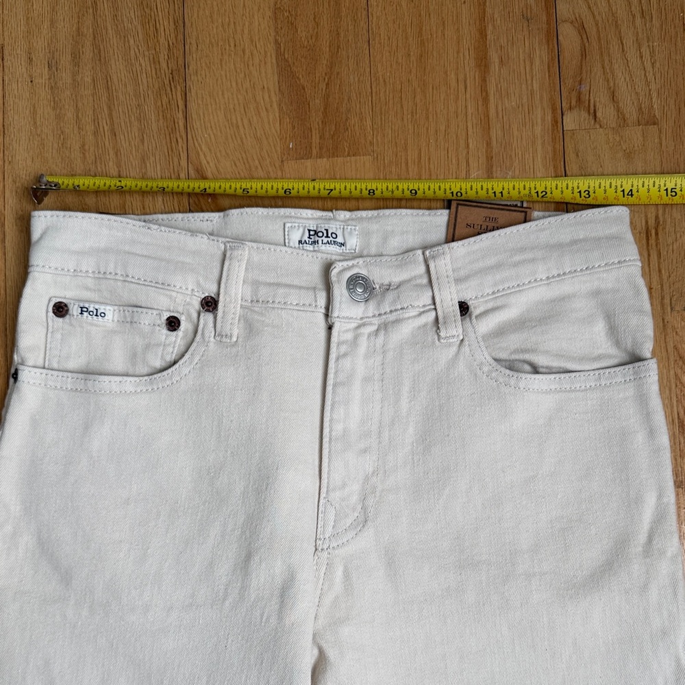 NWT Polo Ralph Lauren Sullivan Slim Fit Pants in Ecru Boys Size 16 - Picture 3 of 14